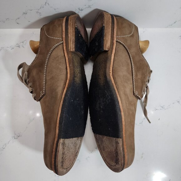 BED STU Brown Suede Men\'s Reagan Derby Dress or Casual Shoes Size 11 main image 6